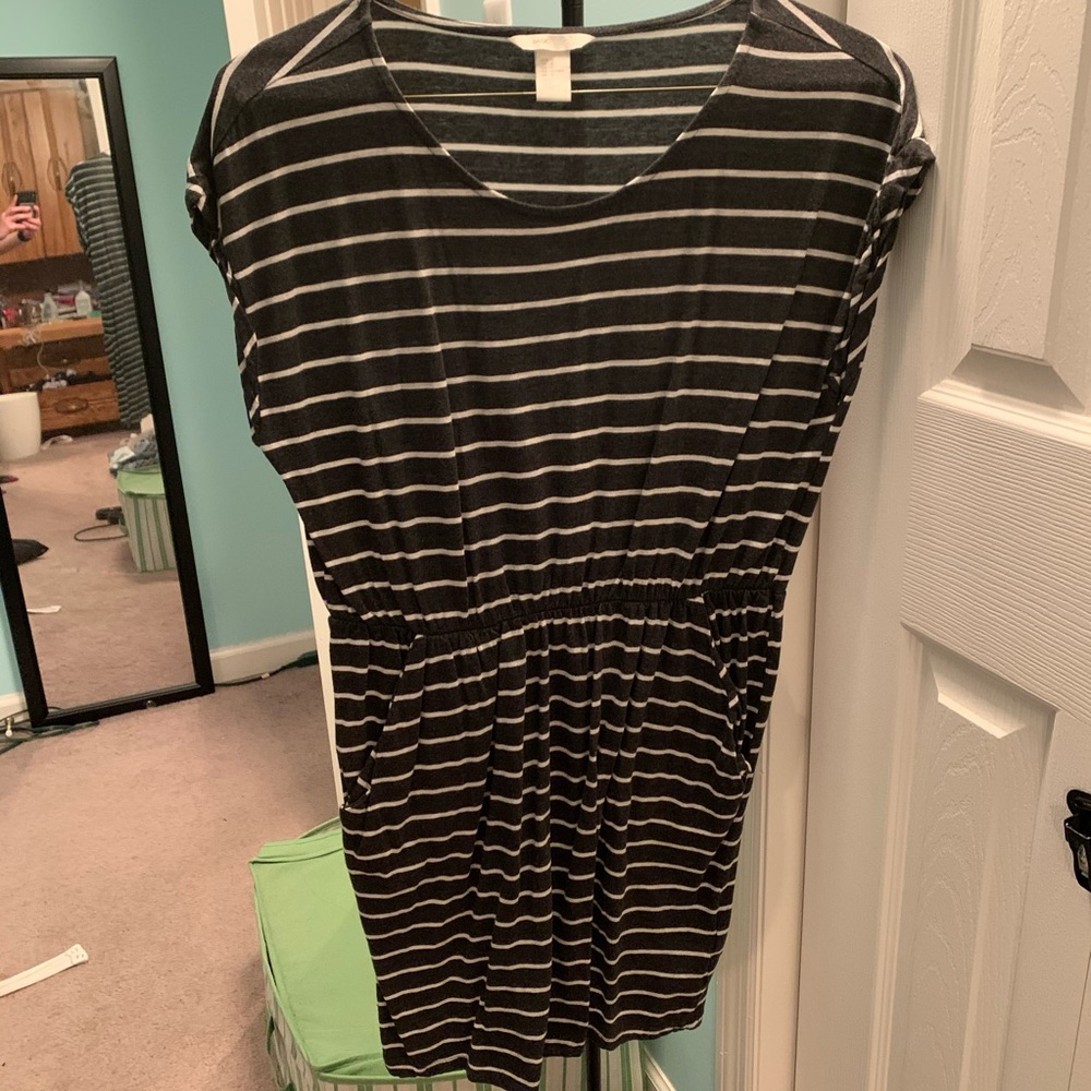 H&M Striped Pocket Dress
